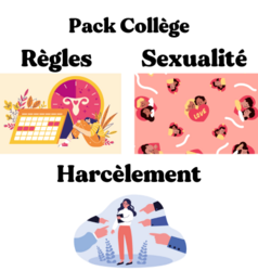 Intim'ed - Pack Tous les programmes Collège (Sexualité + Lutte + Règles) - Forfait établissement