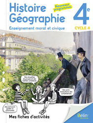 Cahier d'activités Histoire-Géographie-EMC 4e ed 2017