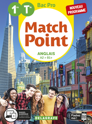 Match Point Anglais 1re, Tle Bac Pro (Ed. num. 2022)