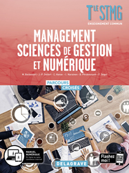 Management, Sciences de gestion et numérique Tle STMG - Manuel (Ed. num. 2022)