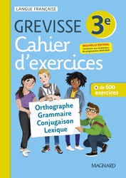 Cahier Grevisse 3e Français (2021)