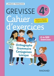 Cahier Grevisse 4e Français (2021)