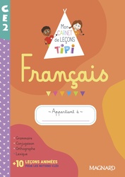 Tipi CE2 : Mon carnet de leçons de français (2022)