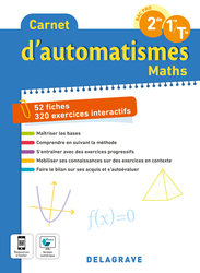 Carnet d’automatismes mathématiques Bac Pro (2022) Cahier