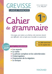 Cahier Grevisse Français 1re (2022)