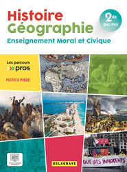 Les Parcours Pros - Histoire Géographie EMC 2de Bac Pro (2023) - Pochette
