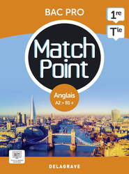Match Point - Anglais 1re, Tle Bac Pro (2023) - Pochette
