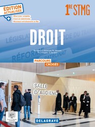 Droit 1re STMG - collection Parcours croisés (2023)