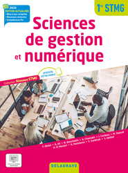 Sciences de gestion et numérique 1re STMG - Pochette - collection Réseaux STMG (2023)