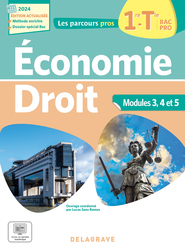 Les Parcours Pros Économie-Droit 1re, Tle Bac Pro (2024) - Pochette