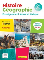 Les Parcours Pros Histoire Géographie EMC 2de Bac Pro (2024) - Pochette