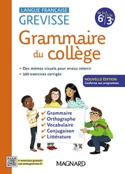 Grammaire du collège - GREVISSE