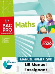 Image Mathématiques - Groupements A et B - 1re Bac Pro (Ed. num. 2021)