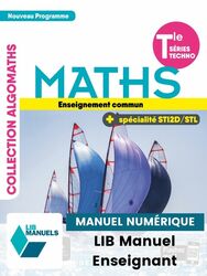 Image Mathématiques enseignement commun et spécialité Tle STI2D/STL (Ed. num 2022)