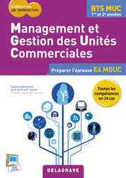 Image Les Interactifs - Management et gestion des unités commerciales BTS MUC Pochette (2015)