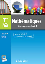 Image Mathématiques Tle Bac Pro - Groupements A et B (2015)
