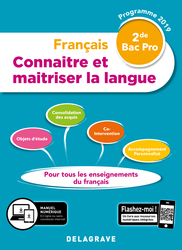 Image Connaitre et maitriser la langue 2de Bac Pro (2019) - Français
