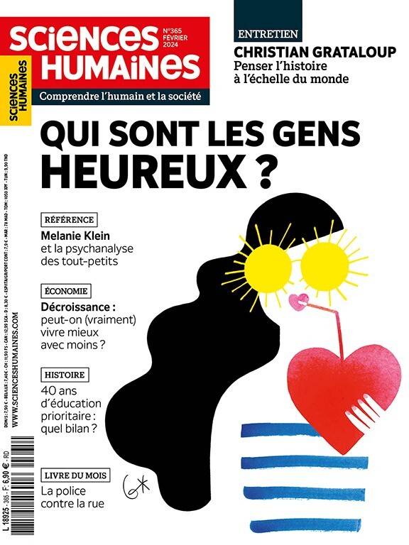 Sciences Humaines N°365 : Qui sont les gens heureux ? - Février 2024