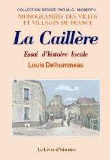 La Caillère - essai d'histoire locale, essai d'histoire locale