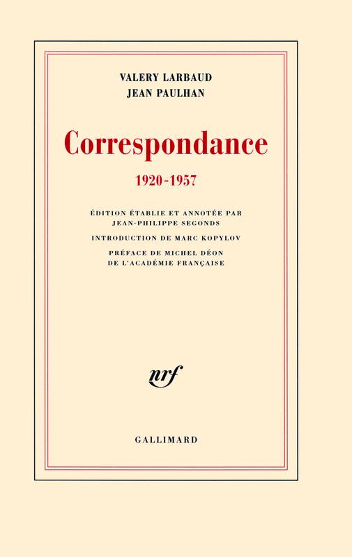 Correspondance, (1920-1957)
