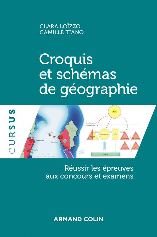 Croquis et schémas de géographie -Réussir les épreuves aux concours et examens, Réussir les épreuves aux concours et examens