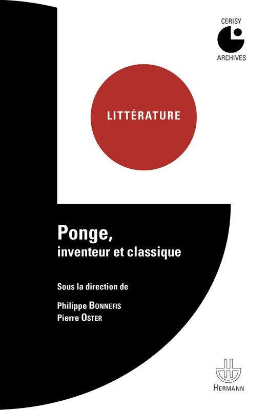 Ponge, inventeur et classique, Colloque de Cerisy (1975)