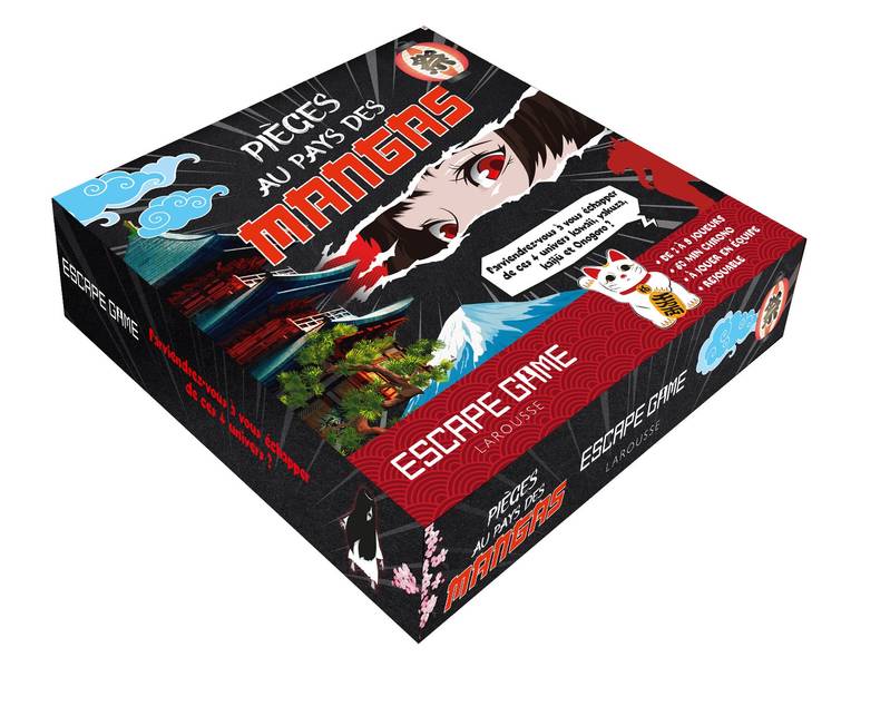 Coffret Escape game - Pièges au pays des mangas