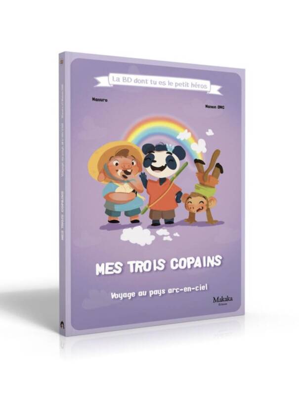 Jeux et Jouets Livres Livres pour les 3-6 ans BD - Manga Mes trois copains, Voyage au pays arc-en-ciel Manuro