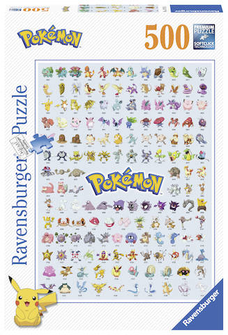 Puzzle - 500p : Pokédex 1er Génération / Pokémon