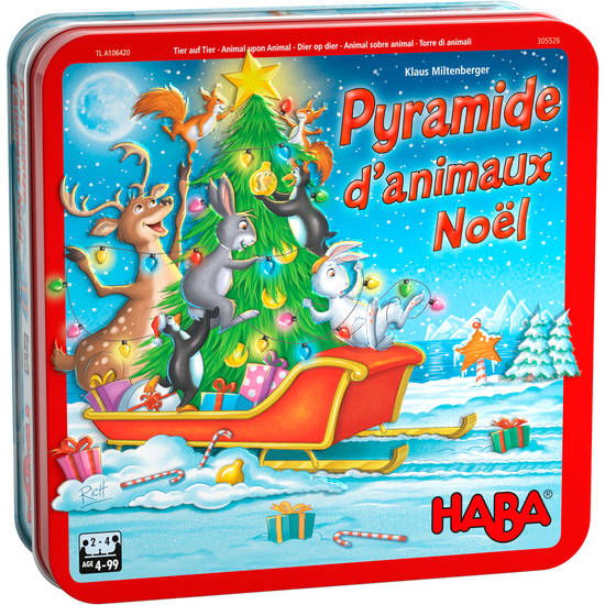 Pyramide d'animaux - Noël