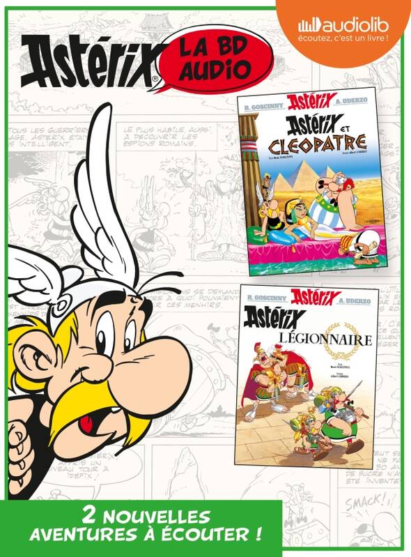 Astérix et Cléopatre / Astérix Légionnaire, Livre audio 2 CD Audio