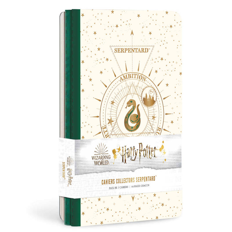 Harry Potter - Pack de 3 cahiers Serpentard