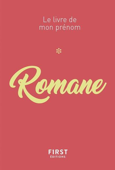 80, Romane - Le livre de mon prénom