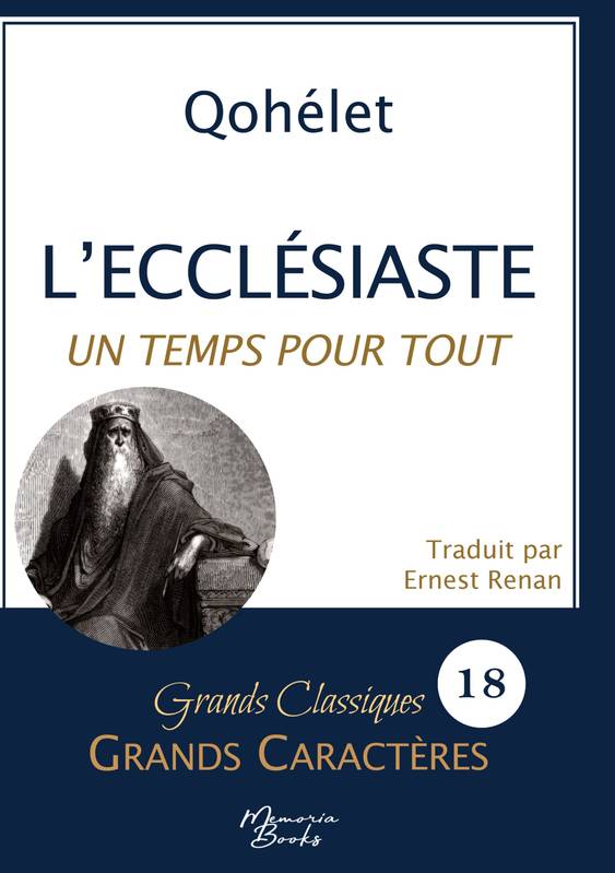 L'Ecclésiaste en grands caractères, Police Arial 18 facile à lire