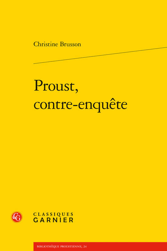 Proust, contre-enquête