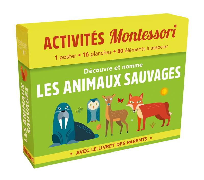 Jeux et Jouets Livres Parascolaire Maternelle Boîte 2 Montessori - Les animaux Chiara Piroddi