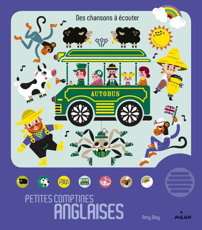 Livres Jeunesse de 3 à 6 ans Recueils, contes et histoires lues Des chansons à écouter, Petites comptines anglaises Amy Blay