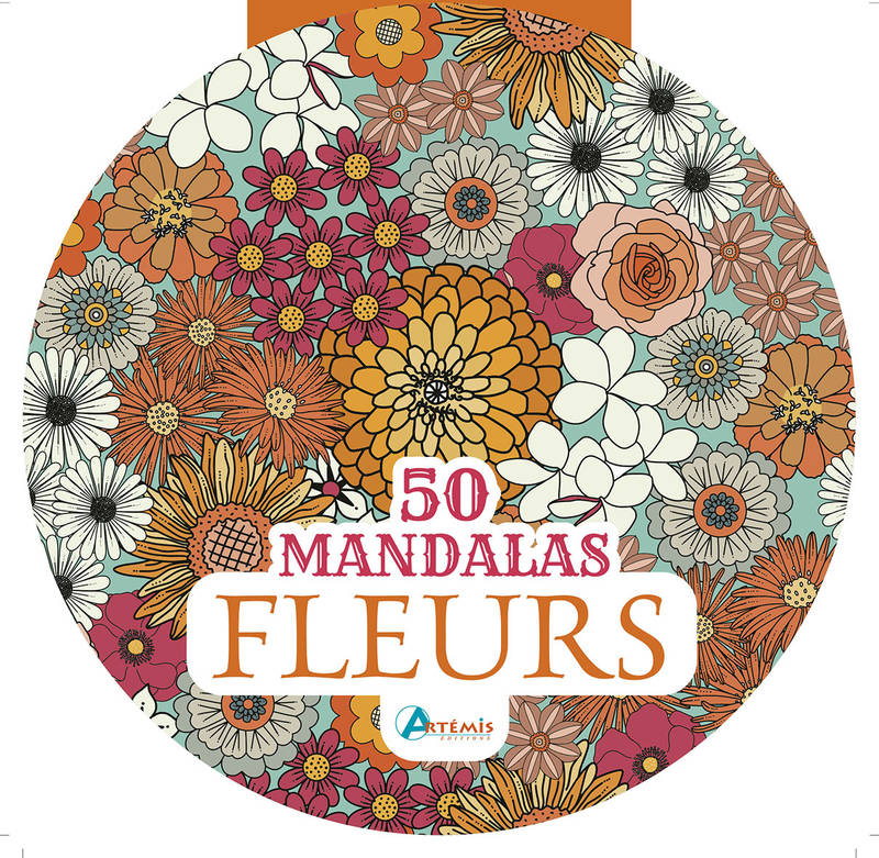 Livres Loisirs Loisirs créatifs et jeux Loisirs créatifs 50 mandalas fleurs COLLECTIF