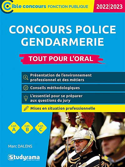 Livres Scolaire-Parascolaire BTS-DUT-Concours Concours police, gendarmerie, Tout pour l'oral Laurence Brunel, Marc Dalens