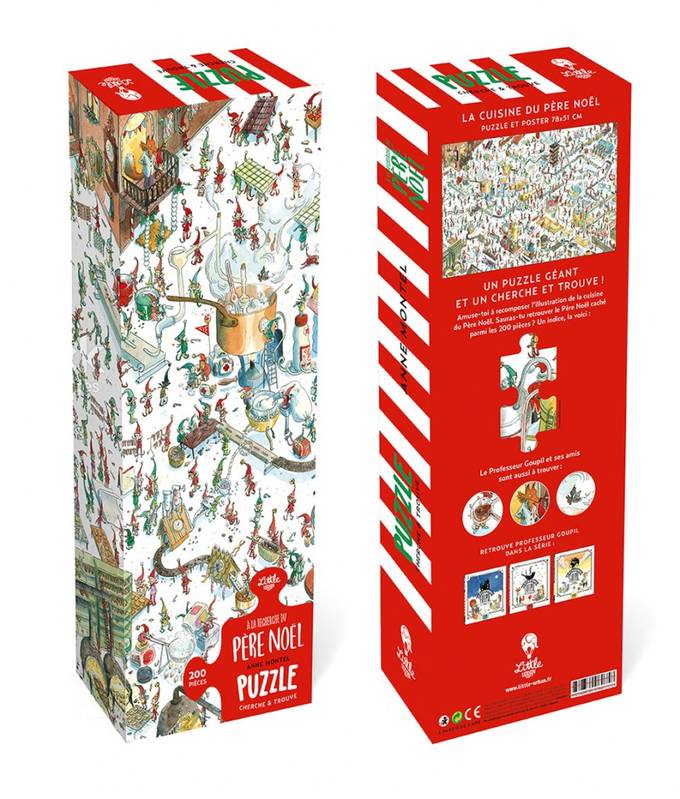 A la recherche du Père Noël - Puzzle géant