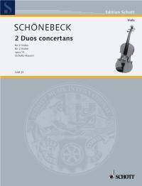 2 concertante duos, op. 13. 2 violas.