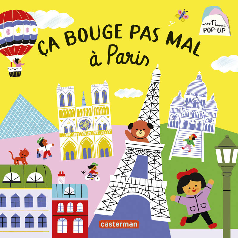 Mes 1ers livres Pop-Up - Ça bouge pas mal à Paris Virginie Aladjidi, Caroline Pellissier