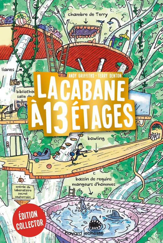 Jeux et Jouets Livres Livres pour les  9-12 ans Romans 1, La cabane à 13 étages, Tome 01, La cabane à 13 étages - Collector en couleur Andy Griffiths