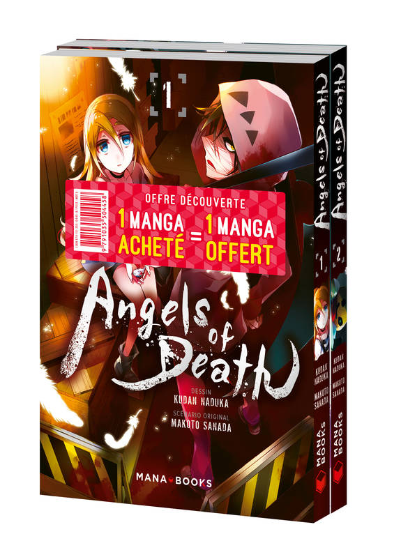 Livres Mangas Seinen Pack découverte Angels of Death T01 & T02 Makoto Sanada