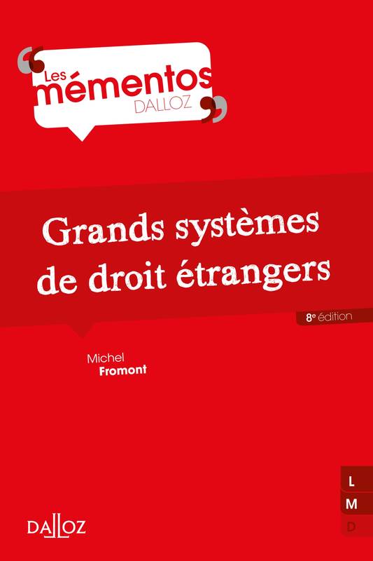 Grands systèmes de droit étrangers - 8e ed.
