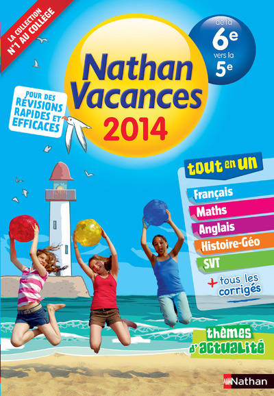 Nathan Vacances Collège - De la 6è vers la 5è