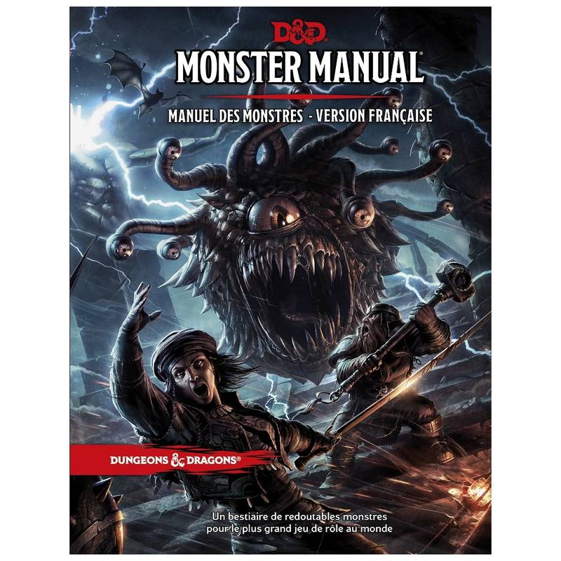 Dungeons & Dragons 5E - VF, Dungeons & Dragons 5 - Manuel des Monstres, Edition WOTC (2021)