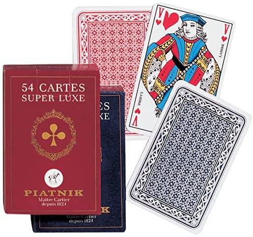 54 cartes francaises - étui carton - 54 CARTES 4 INDEX ETUI CARTON