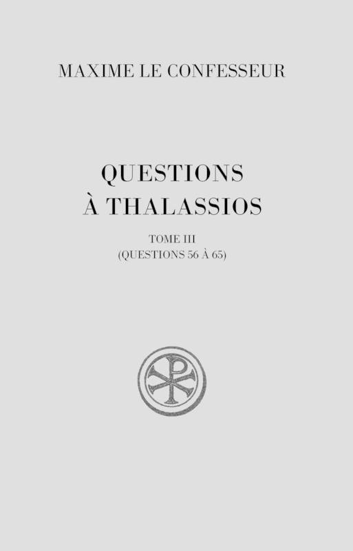 3, Questions à Thalassios, 3