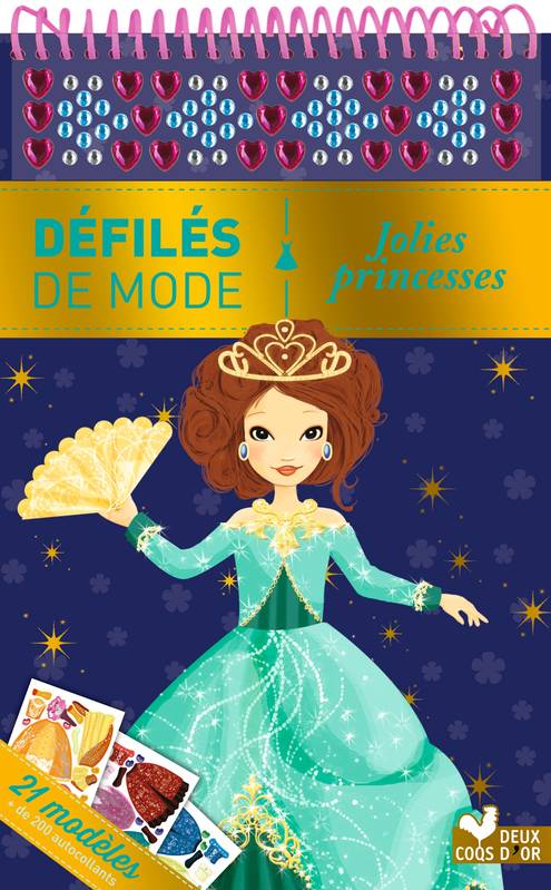 Livres Jeunesse Loisirs et activités Jolies princesses - livre à spirale Laure Phelipon